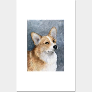 Dog 89 Corgi Posters and Art